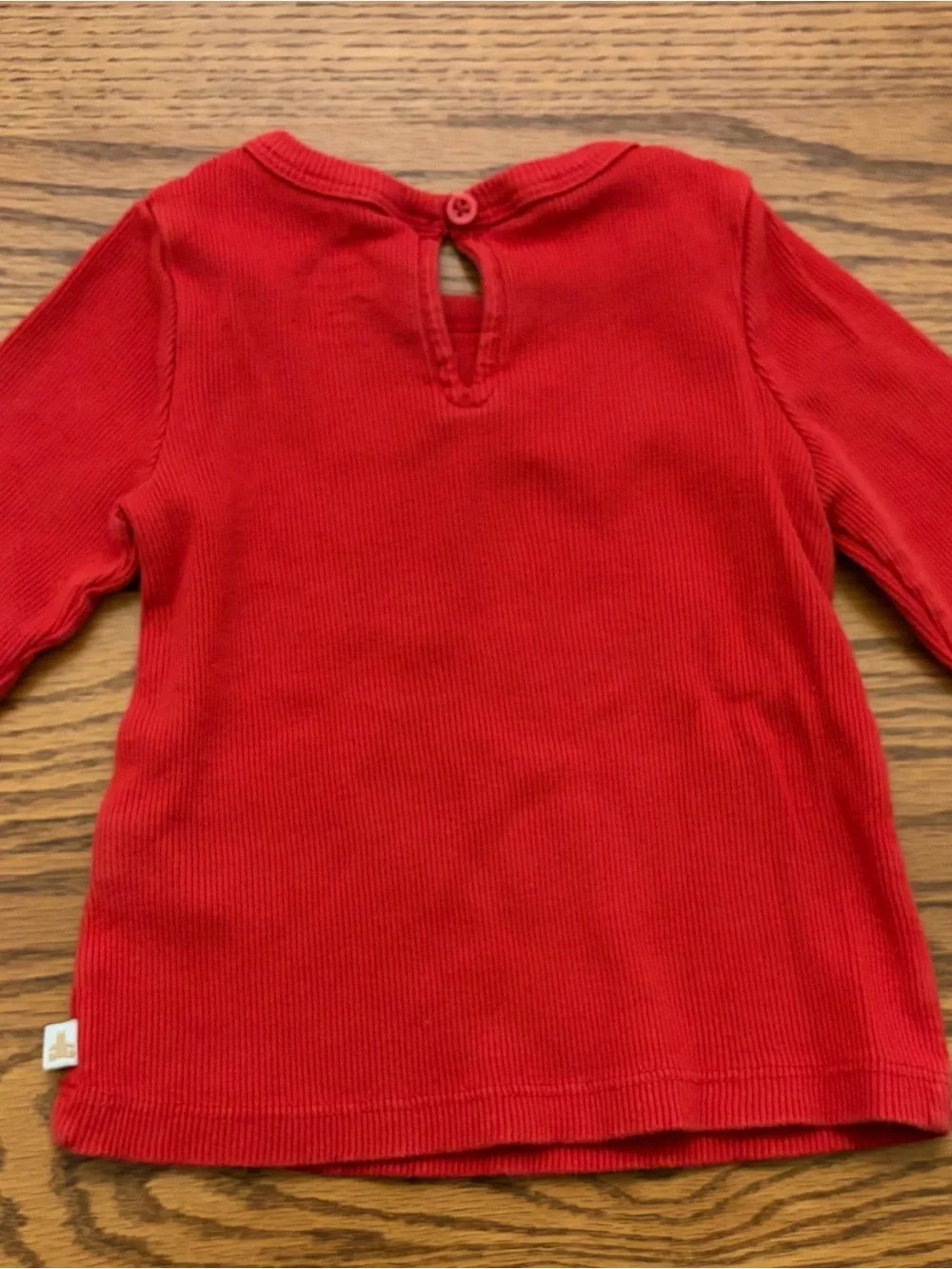 Baby Gap Kids Long-Sleeve Crewneck Tops - Black and Red